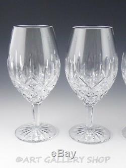 Waterford Crystal ICE TEA BEVERAGE WATER GLASSES GOBLETS Set 4 Exclusive Edition