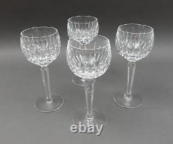 Waterford Crystal Ireland Eileen Hock Wine Glasses 7 3/8 Set Of 4