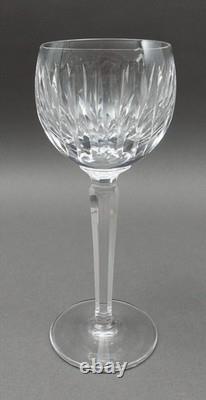 Waterford Crystal Ireland Eileen Hock Wine Glasses 7 3/8 Set Of 4