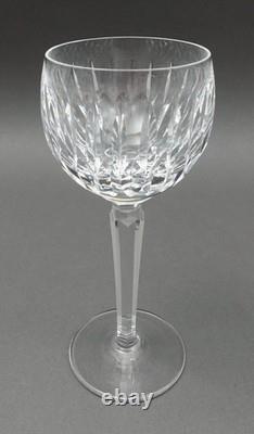 Waterford Crystal Ireland Eileen Hock Wine Glasses 7 3/8 Set Of 4