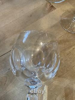 Waterford Crystal Ireland Gothic Mark (8) Sheila (Cut) 7 3/8 Hock Wine Glasses