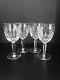 Waterford Crystal KILDARE 6 1/2 Claret Wine Glass Set of 4 Plain Base EXCELLENT