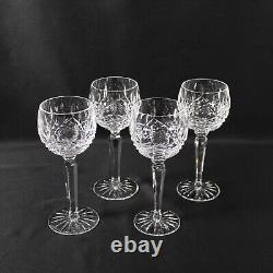 Waterford Crystal Kenmare 7-3/8 Hock Wine Glasses Set of 4