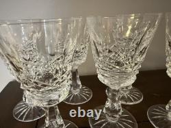 Waterford Crystal Kenmare Port / Cognac 5 Wine Glasses Set Of 6 Discontinued