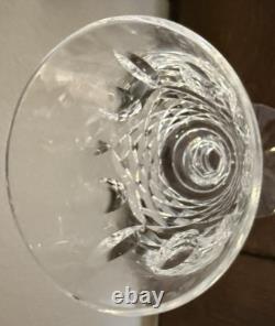 Waterford Crystal Kenmare Port / Cognac 5 Wine Glasses Set Of 6 Discontinued