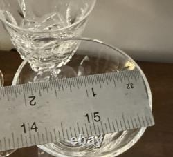 Waterford Crystal Kenmare Port / Cognac 5 Wine Glasses Set Of 6 Discontinued