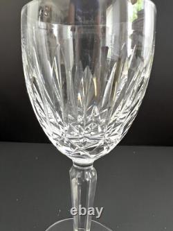 Waterford Crystal Kildare Claret Wine Glasses Plain Base 6.75 Inch Set of 4