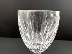 Waterford Crystal Kildare Claret Wine Glasses Plain Base 6.75 Inch Set of 4