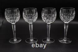 Waterford Crystal Kildare Wine Hock Glasses 7 3/8- Set of 4 FREE USA SHIPPING