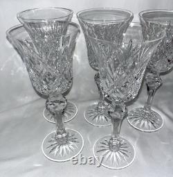 Waterford Crystal Kilkeary Goblet Wine Glass 8 7/8 Tall Sold Individually