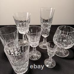 Waterford Crystal Kylemore Pattern Complete Stemware Set, Elegant Crystal