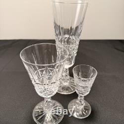 Waterford Crystal Kylemore Pattern Complete Stemware Set, Elegant Crystal