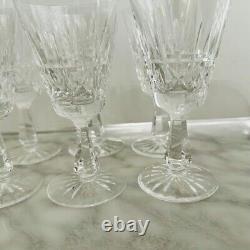 Waterford Crystal Kylemore White Wine Cordial X8 5.5 MINT Vintage Ireland