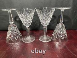 Waterford Crystal LISMORE Martini Glasses 7in Lot of 4