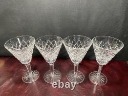 Waterford Crystal LISMORE Martini Glasses 7in Lot of 4
