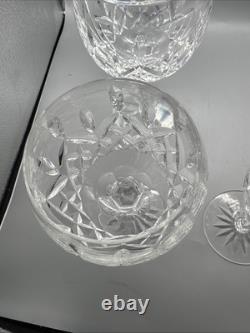 Waterford Crystal LISMORE Set of 4 Balloon Wine Glasses 8 Never Used