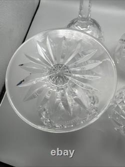 Waterford Crystal LISMORE Set of 4 Balloon Wine Glasses 8 Never Used