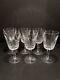 Waterford Crystal LISMORE Water Goblets Wine Glass 6 7/8 8 oz Set of 6 Ireland
