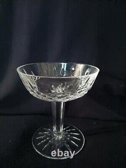 Waterford Crystal Lismore 2 Claret Wine Glasses, 1 Sherry, & 1 Champagne 4pcs