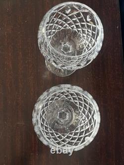 Waterford Crystal Lismore 7 3/4 Inch Balloon Wine Glasses- Set Of 2