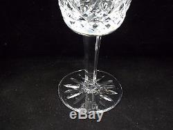 Waterford Crystal Lismore 8 Claret Wine Glasses, 5 7/8