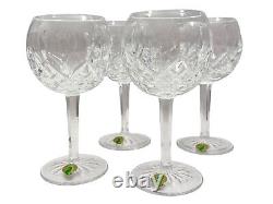 Waterford Crystal Lismore Ballon Wine Glass Set of 4 Open Box