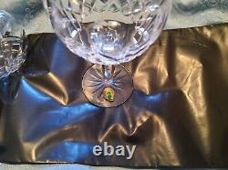 Waterford Crystal Lismore Balloon Wine Glass 7 1/8 H (2)