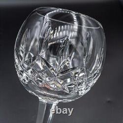 Waterford Crystal Lismore Balloon Wine Glasses Set of 3 with STICKERS 7 1/8