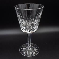 Waterford Crystal Lismore Claret Wine Glasses Set of 5 5 7/8H FREE SHIPPING