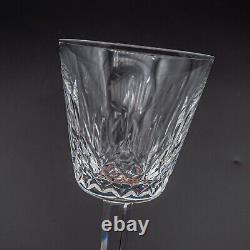 Waterford Crystal Lismore Claret Wine Glasses Set of 6 5 7/8 BOX FREE SHIP