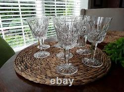 Waterford Crystal Lismore Claret Wine Set Of 8 5 7/8 Tall