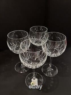Waterford Crystal Lismore Essence Balloon Wine Glass Set of 4 -8 1/2 in Box