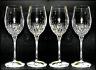 Waterford Crystal Lismore Essence White Wine 4 Stemmed Goblet Glasses