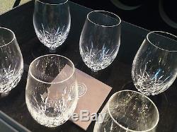 Waterford Crystal Lismore Essence White Wine Glasses (Set of 6) NEW 156432