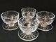 Waterford Crystal Lismore Footed Dessert Bowl Didh Set of 4pc