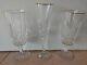 Waterford Crystal Lismore Large Gold rimmed Wine/Water Glasses & Champagne Flute