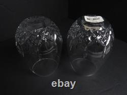 Waterford Crystal Lismore Nouveau Stemless Red Glasses Set of 2