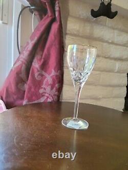 Waterford Crystal Lismore Noveau Plat White Wine Glasses in Original Box