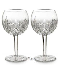 Waterford Crystal Lismore Oversized Wine Glass 16 Ounce Set of 2