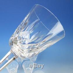 Waterford Crystal Lismore Pattern 6 Claret Wine Glasses 5 7/8 inches