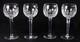 Waterford Crystal Lismore Set 4 Hock Wine Glasses Goblets 7.5 Ireland