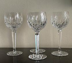 Waterford Crystal Lismore Set of 4 Hock Wine Glasses