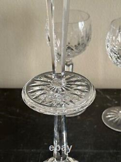 Waterford Crystal Lismore Set of 4 Hock Wine Glasses