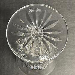 Waterford Crystal Lismore Vintage Claret Wine Glasses Set of Six