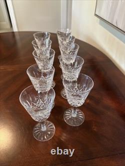 Waterford Crystal Lismore Wine Glasses -Set 10