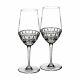 Waterford Crystal London Wine Glasses 2 All Purpose 9.5 Jo Sampson 4000112 NEW