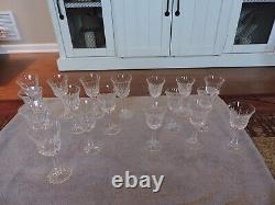 Waterford Crystal Lot Of 18 Wine Glassesmust See