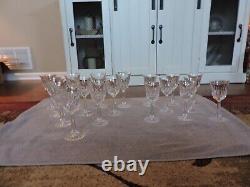 Waterford Crystal Lot Of 18 Wine Glassesmust See