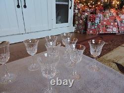 Waterford Crystal Lot Of 18 Wine Glassesmust See