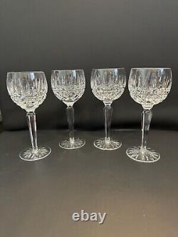 Waterford Crystal Maeve Wine Hock Glasses 7 1/2 Set of 4 Unused